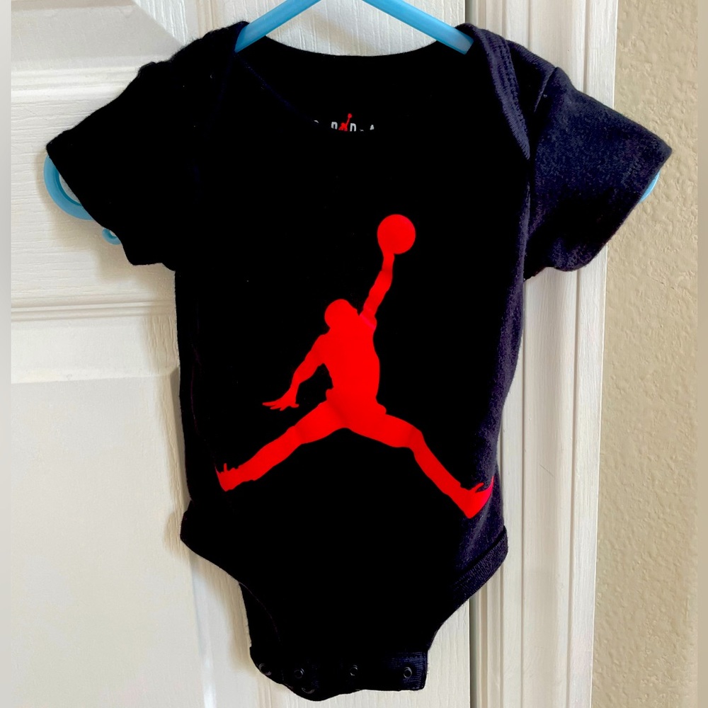Authentic Jordan Boys Onesie. Size 6 months